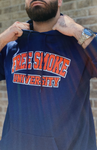 NAVY FREE SMOKE UNIVERSITY HOODIE